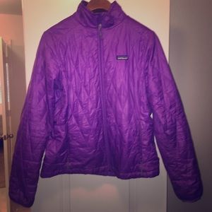 Patagonia women’s purple jacket